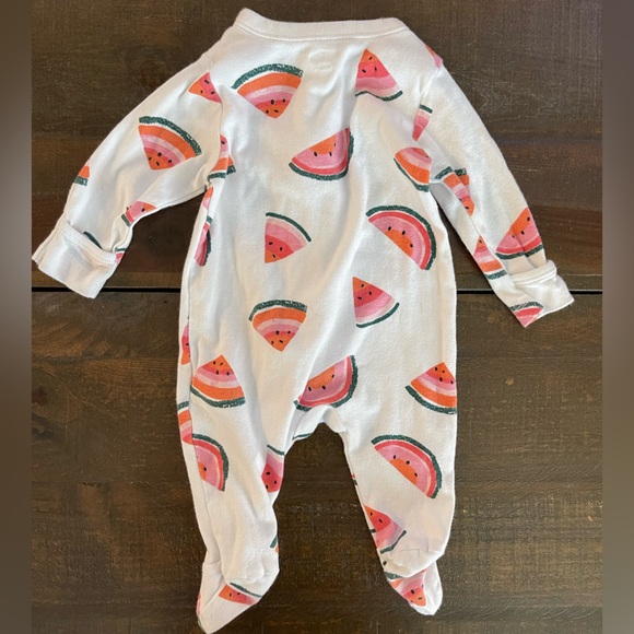 0-3MO old navy two way zip onesie - Picture 3 of 3